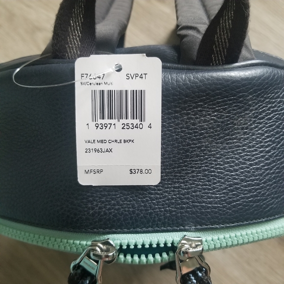 NWT Coach Vale Leather Backpack main image 10
